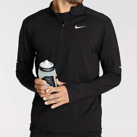 Nike Men's Quarter-Zip Dri-FIT Element Running Long Sleeve Top - Picture 1 of 14